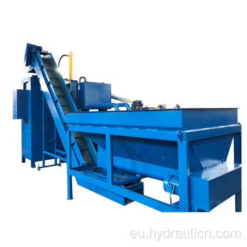 Altzairuzko txip horizontalak Ebakinak Borings Briquette Press